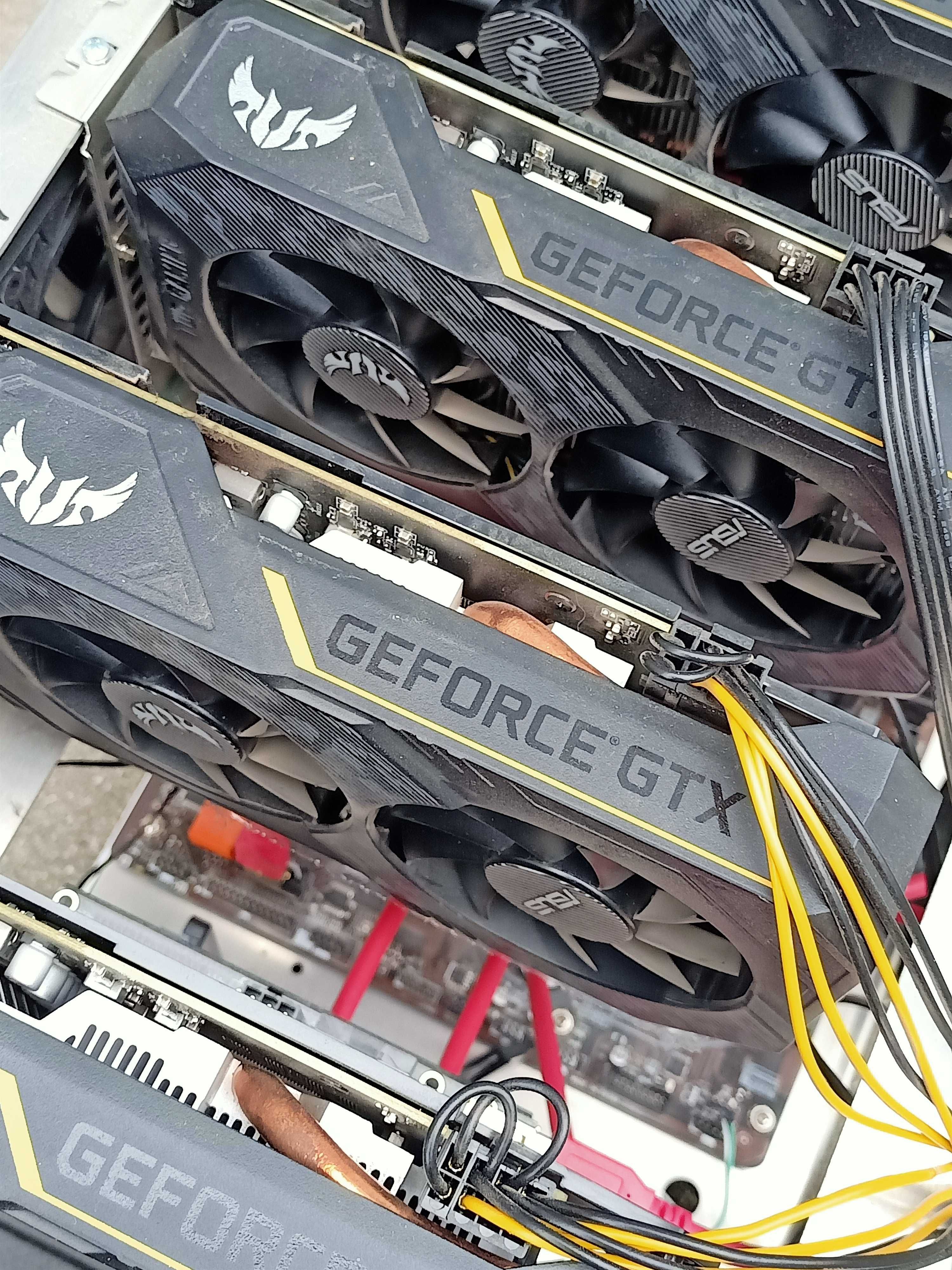 Koparka kryptowalut 6 x GTX 1660 TI, Ryzen 5 3600, B450-A Pro Max