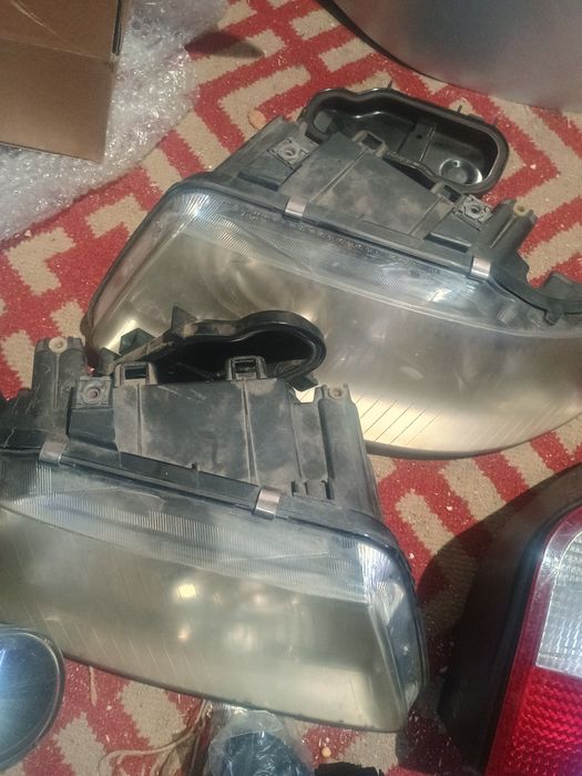 Zestaw części a3 8l lampa kratka zderzaka halogen wiązka radia 377