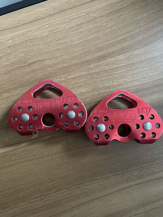 Bloczek petzl tandem tyrolka zjazd