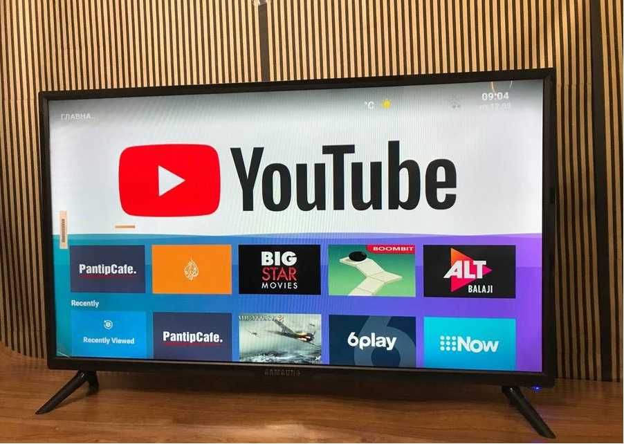 Смарт телевізор Самсунг 55' 143см SmartTV, UHD, Wi-Fi, T2 Телевизор