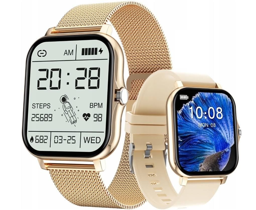 Złoty smartwatch