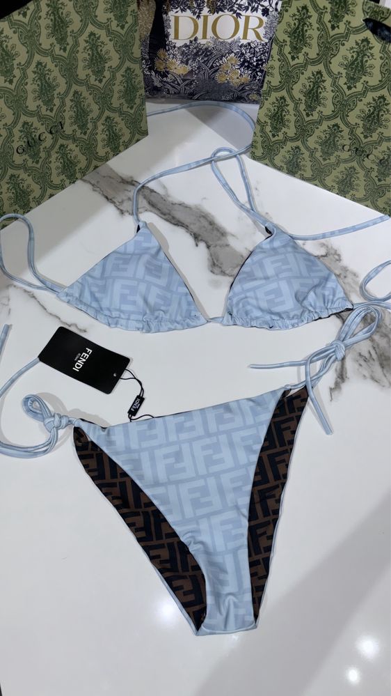 Strój Kąpilowy Bikini Fendi Nowa kolekcja