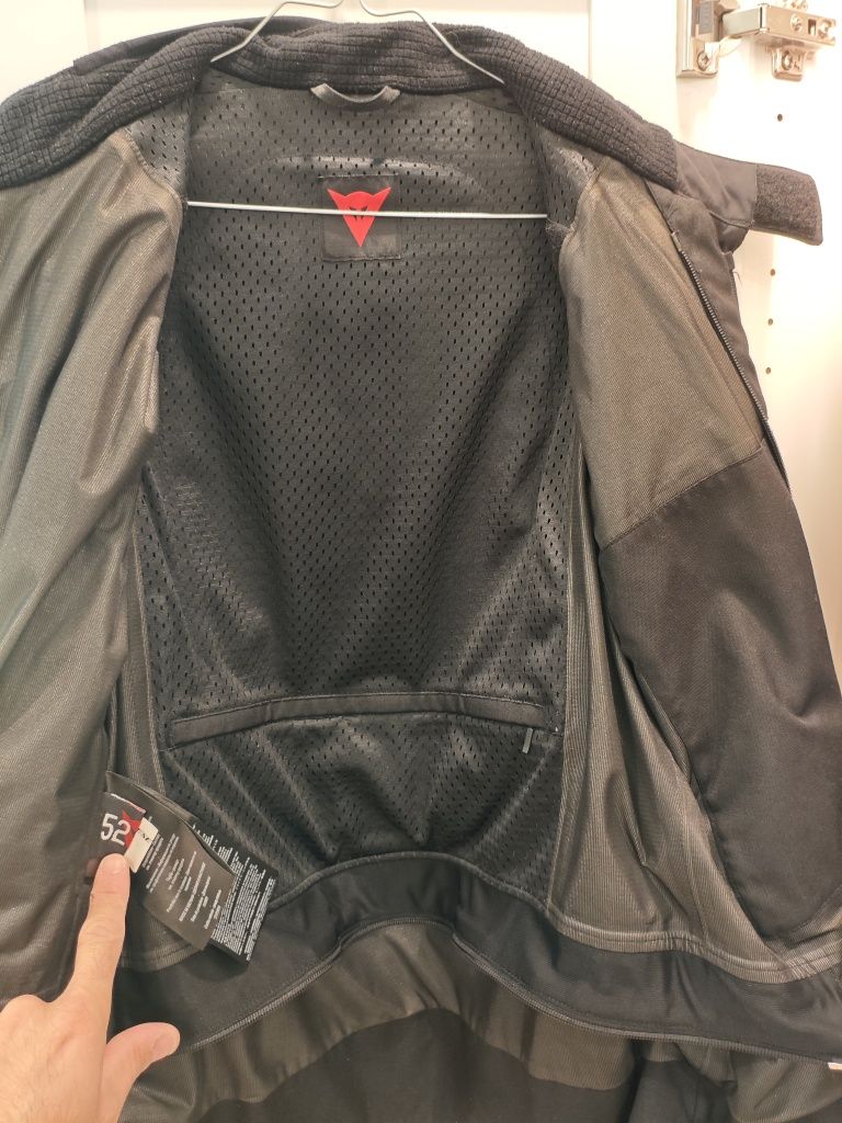 Casaco de Mota Dainese Laguna Seca 3 D-Dry Tamanho 52 + Proteção Costa
