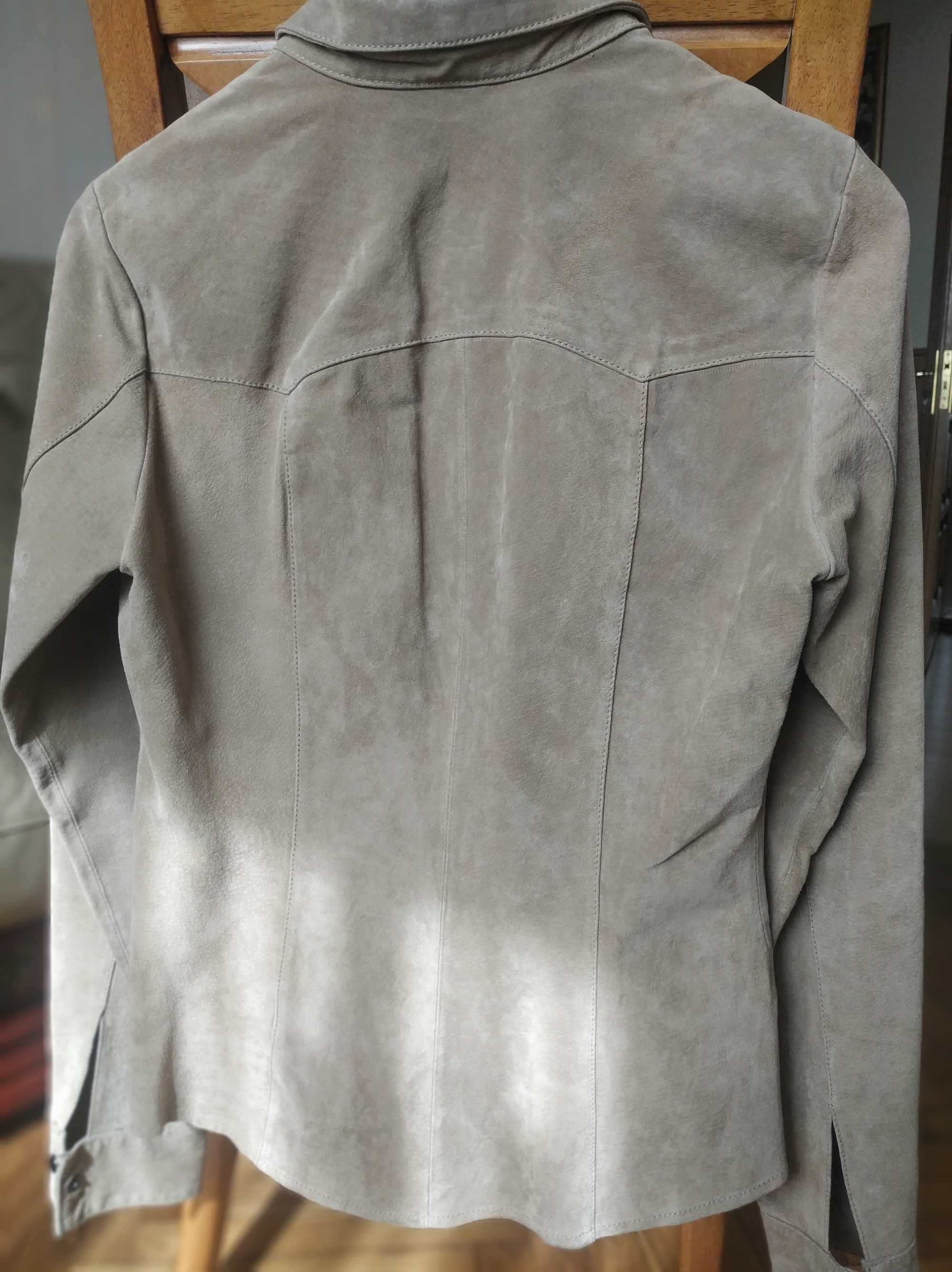 Замшева сорочка куртка піджак жіноча