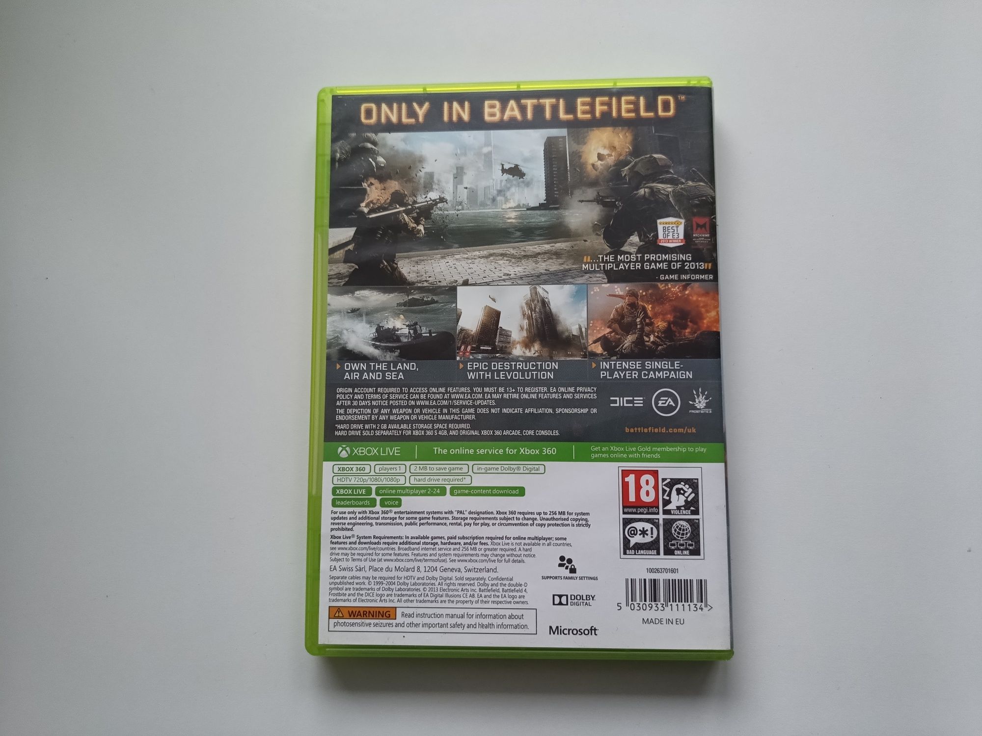 Gra Xbox 360 Battlefield 4 (Dubbing)