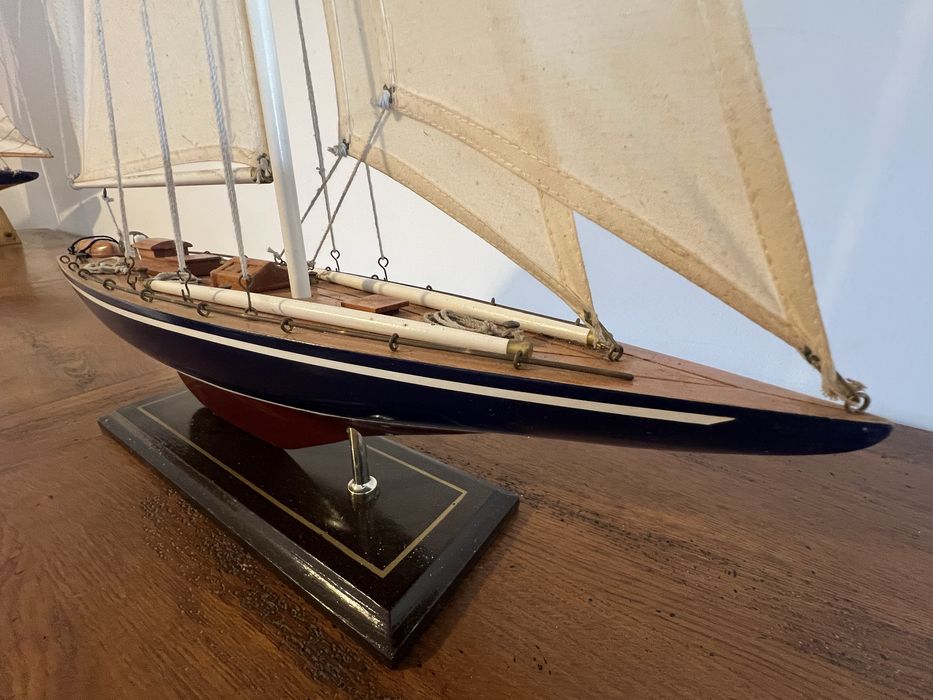 Barco decorativo em madeira - 65 x 50 cm