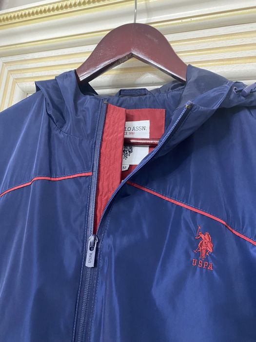 Мужская ветровка POLO отличного качества с капюшоном