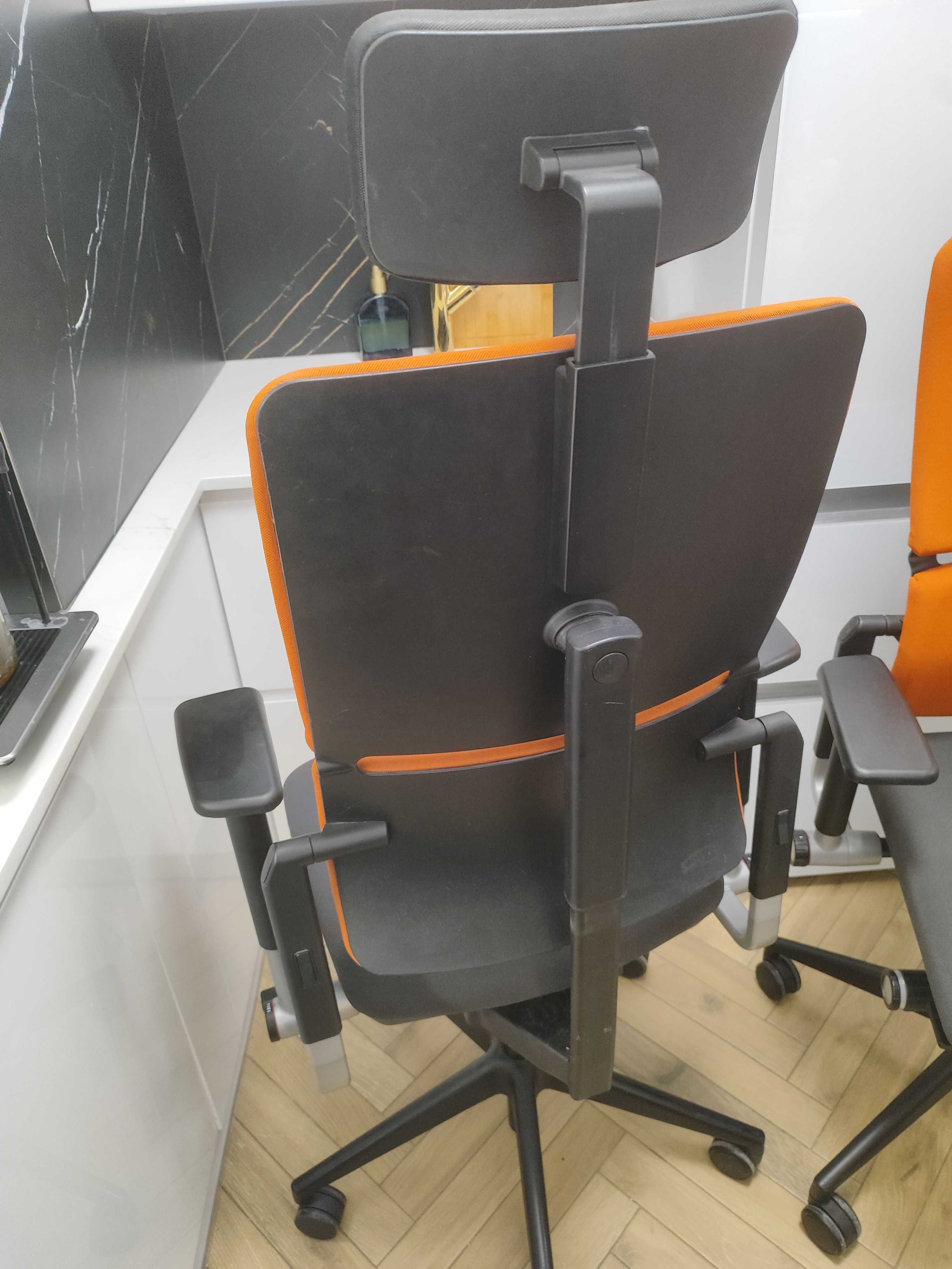 2x Steelcase Please v2 z zagłówkiem