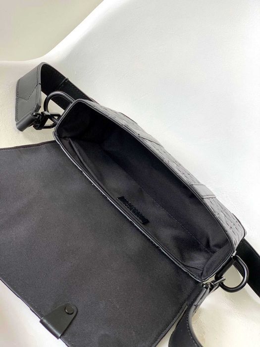 Сумка LOUIS VUITTON trunk мужская унисекс черная кожаная