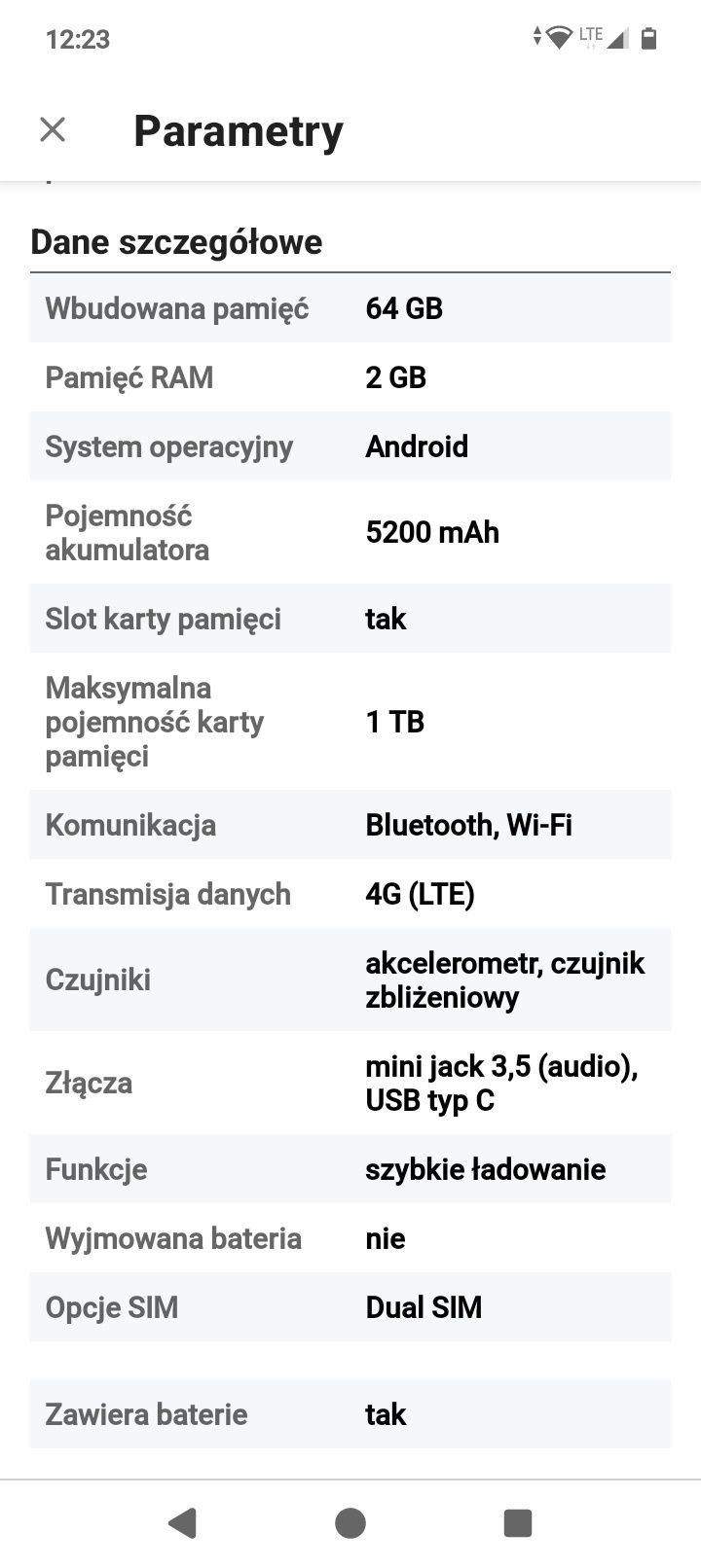 Motorola E15 opis na zdjęciach