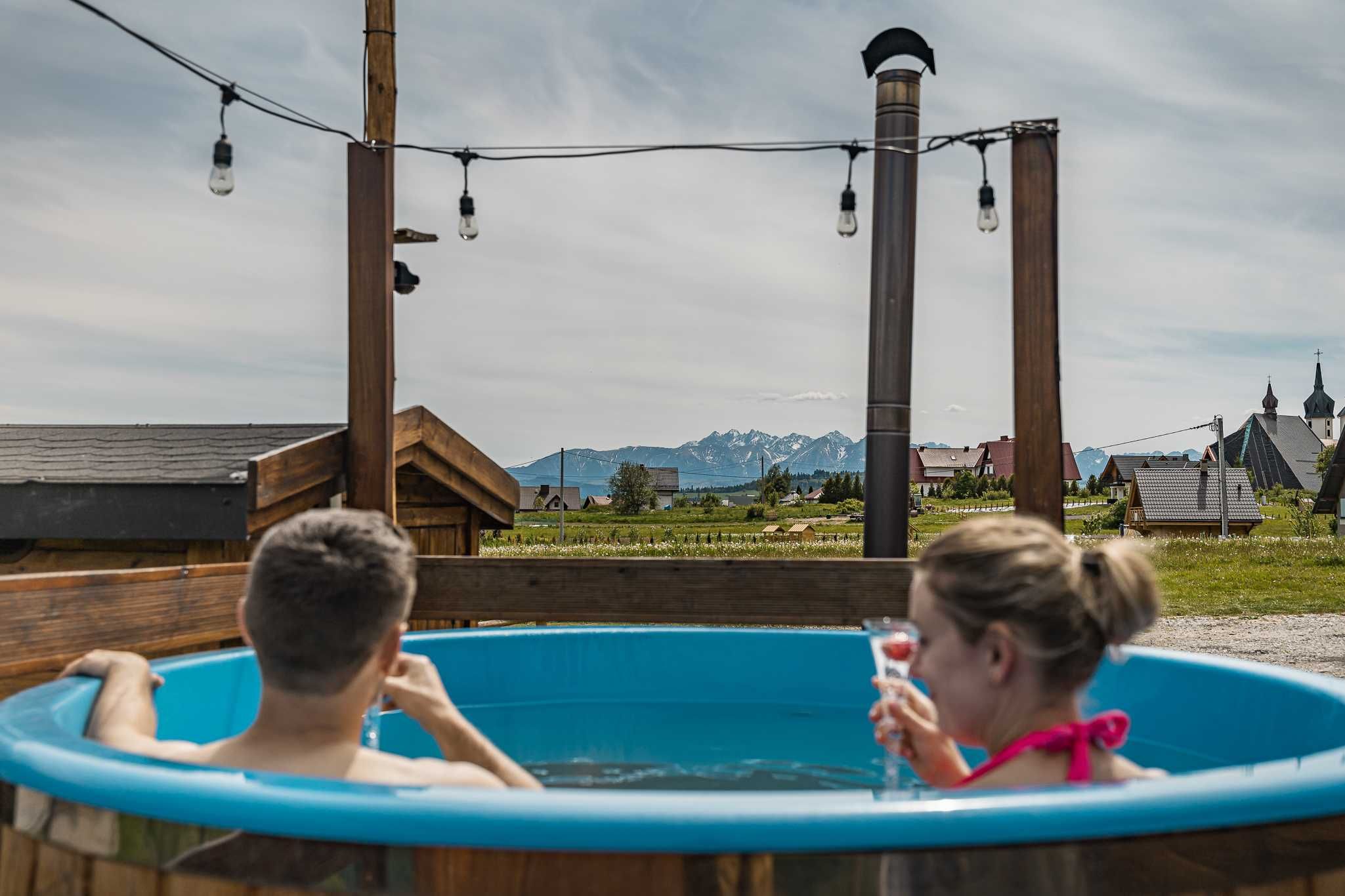 Domek domki noclegi górach Kluszkowce Pieniny Czorsztyn balia sauna