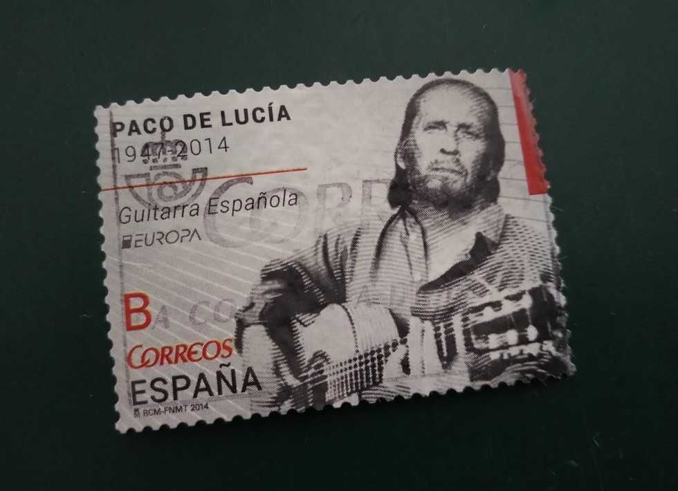 Selo guitarra espanhola Paco de Lucia