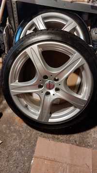 Felgi Ronal 18x8,5J 5x112  z oponami zimowymi 225/40 Barum Polaris 5