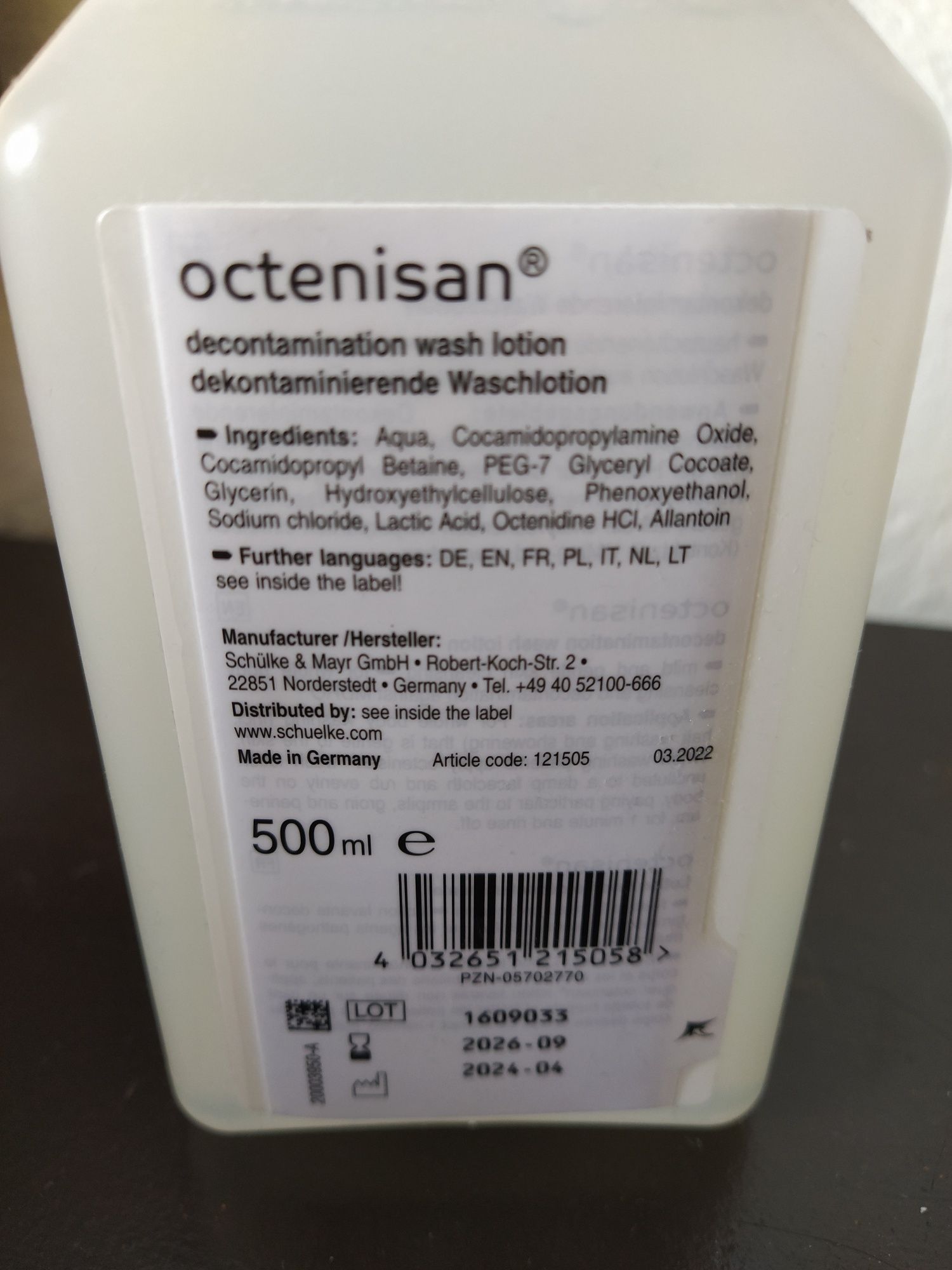 Octenisan Cleaning wash lotion 3X 500ml. (3szt.)