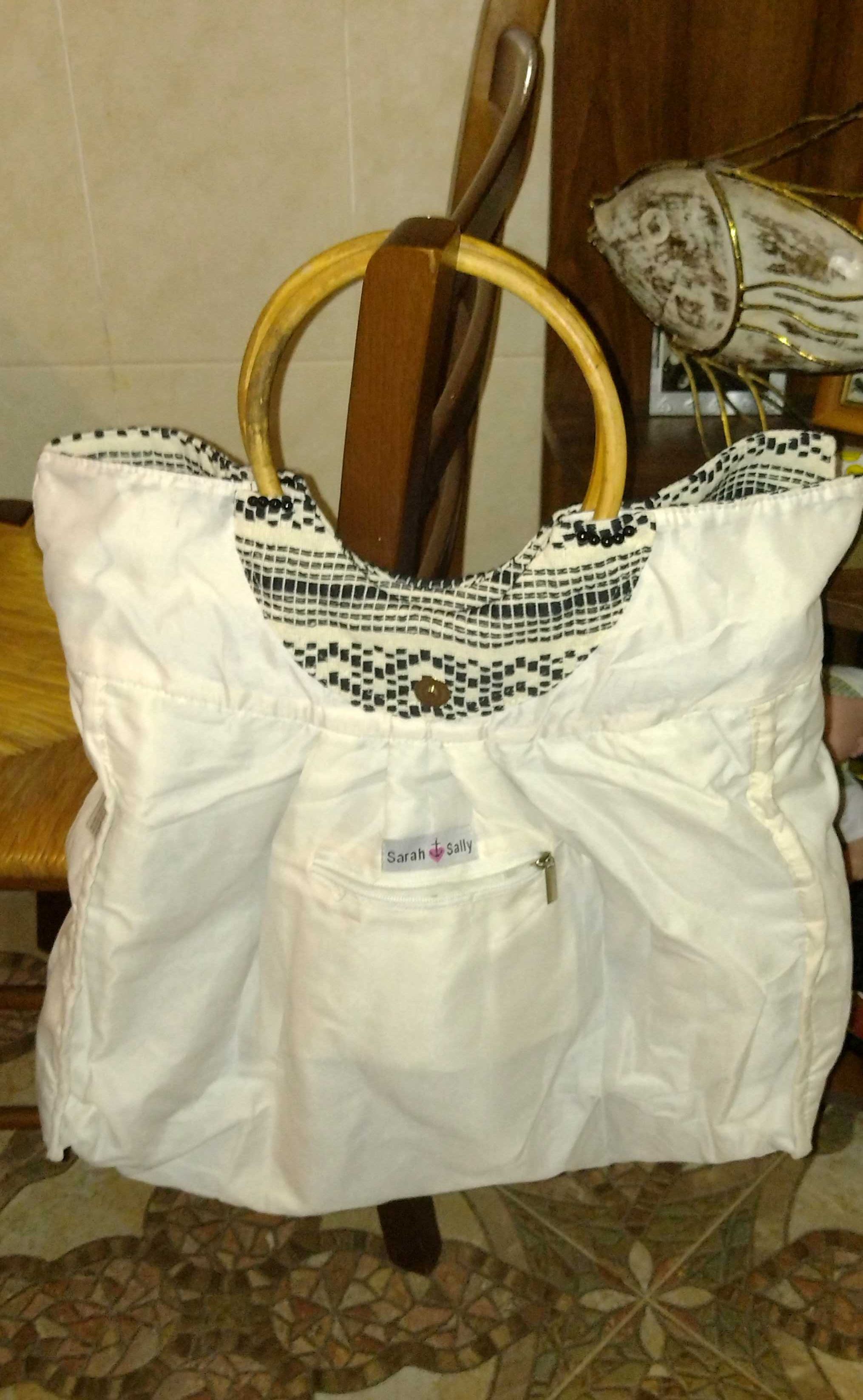 сумка пляжная(хозяйственная)  вышивка машинная