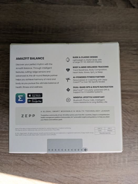 Смарт часы Amazfit Balance Sunset Grey Global Version