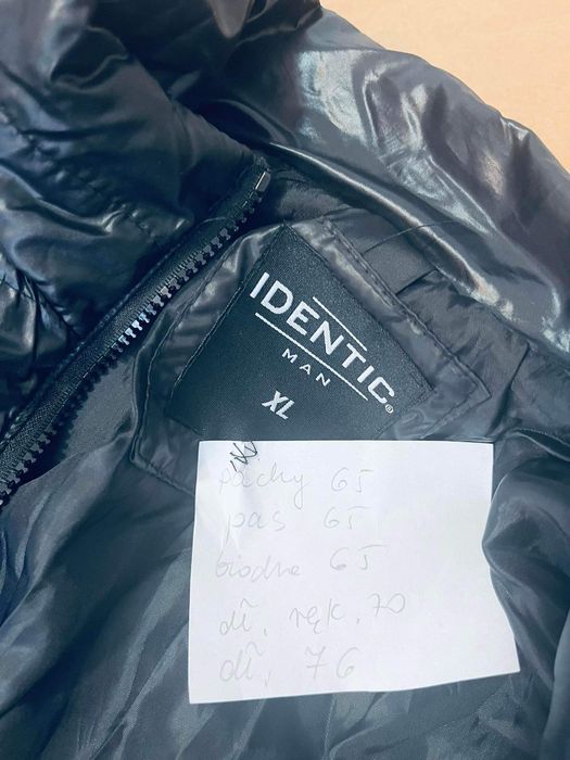 Kurtka identic meska czarna xl ocieplana