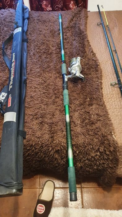 Canas de pesca mar ou rio vega e shimano