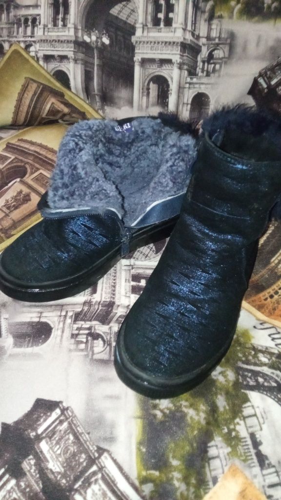 зимові сапоги для дівчинки