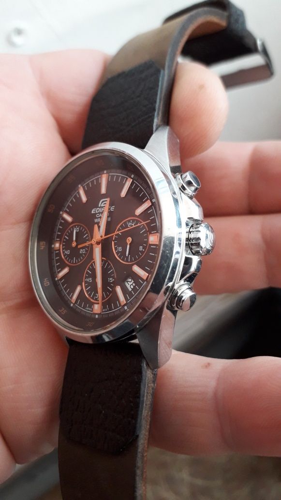 Хороший подарунок Casio Edifice EFR-527 наручний годинник (часи) 40 мм