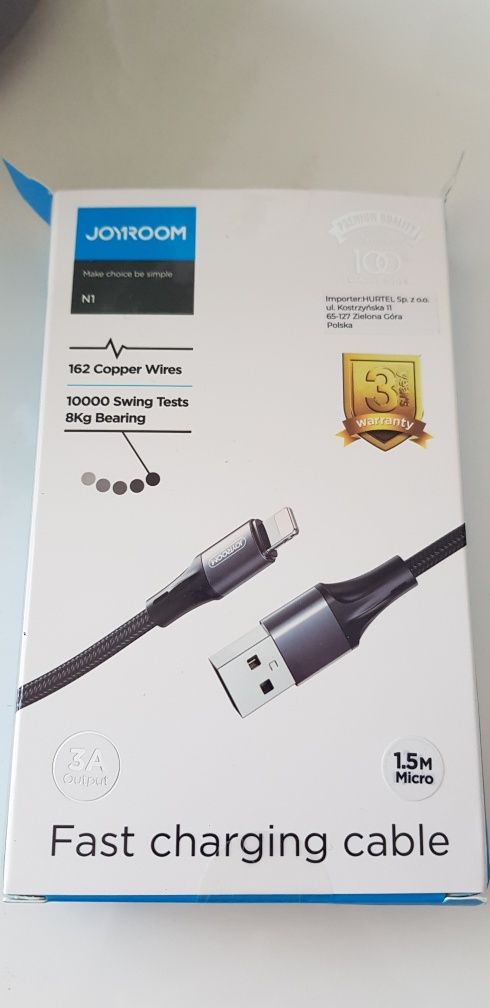 Kabel USB micro USB 1.5 m