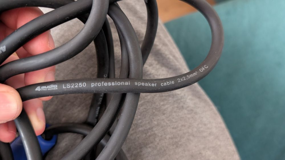 4Audio LS2250 kabel głośnikowy 6m 2x2,5mm OFC miedź beztlenowa