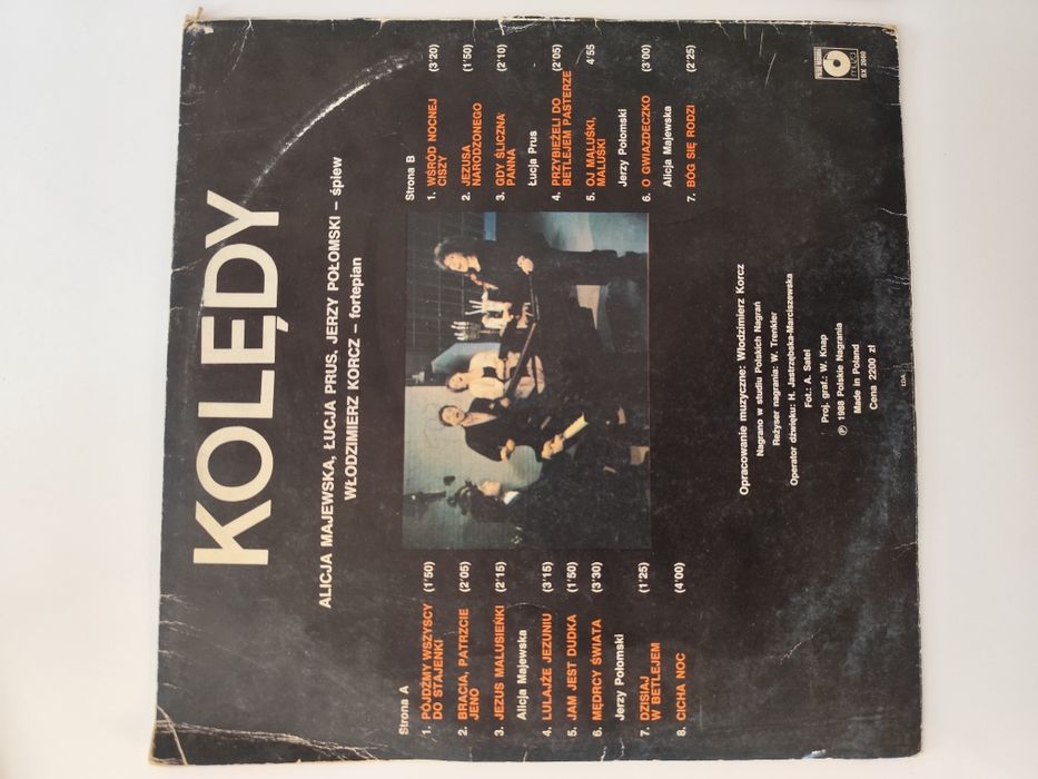 WINYLE kolędy - Zestaw dwóch płyt winylowych z kolędami