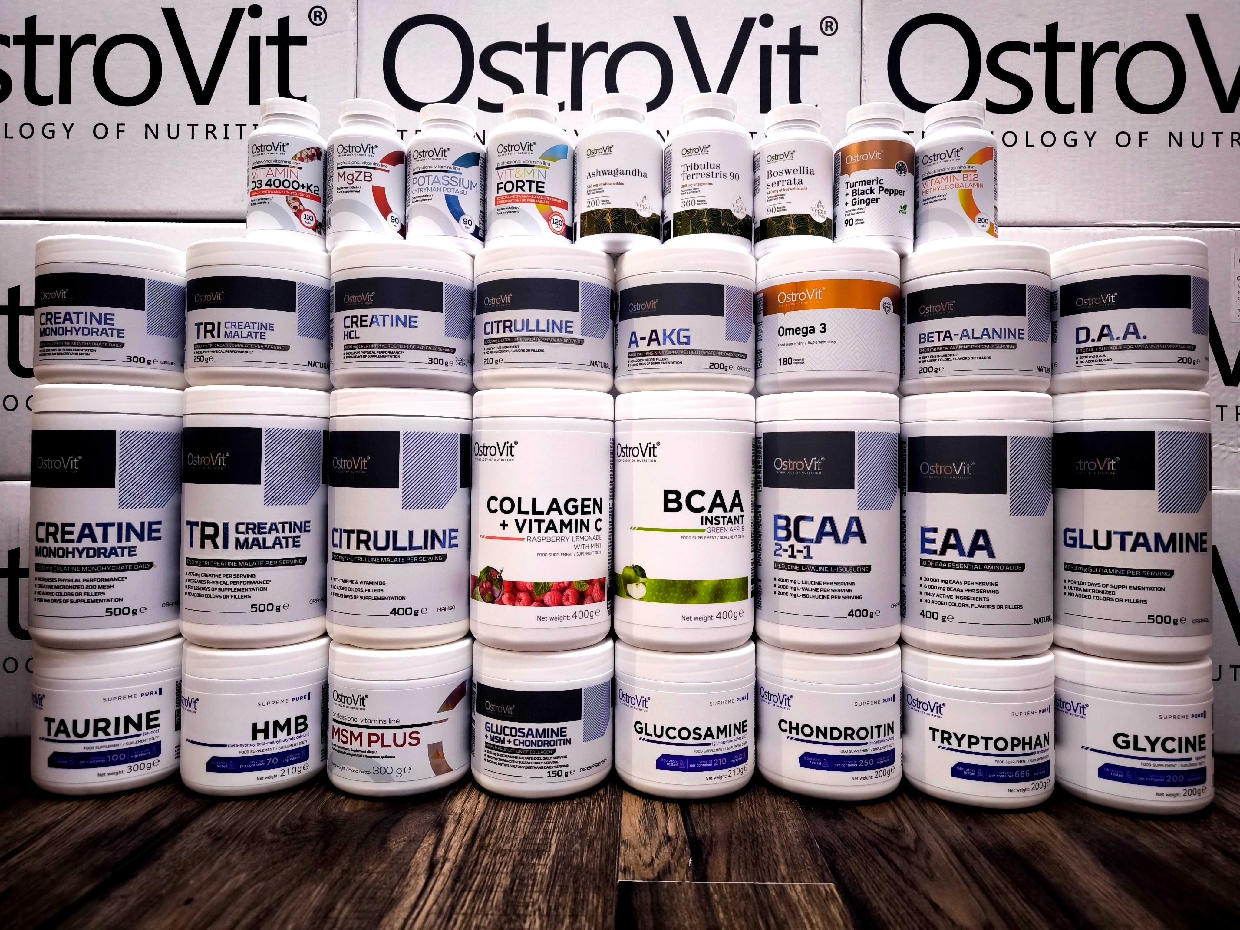 L-Glutamine 500гр. OstroVit Глютамін креатин протеїн