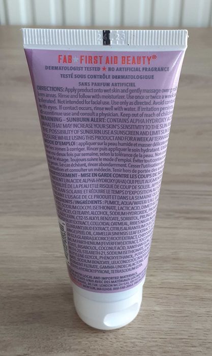 Sephora KP Bump Eraser Body Scrub Peeling do ciała z kwasami AHA