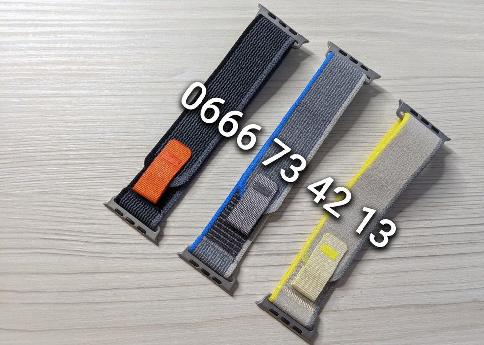 Ремешок нейлоновый спортивный на Apple Watch Ultra ремінець