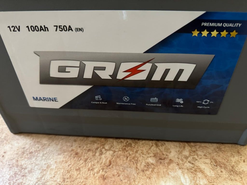 Akumulator GROM MARINE 100Ah 750A M31-DC