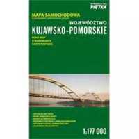 Województwo Kujawsko - Pomorskie 1:177 000 mapa