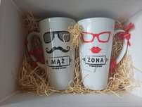 Kubki/żona/mąż/rocznica/prezent/ślub/walentynki/kawa/herbata/gift