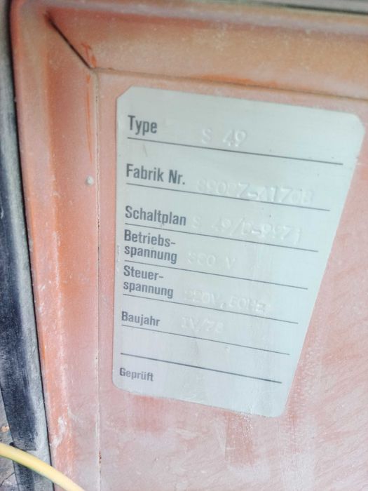 Agregat tynkarski Putzknecht S49 do remontu fv VAT (netto 2500)