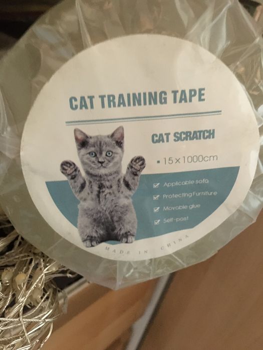 Plastico anti unhas/ treino para gato