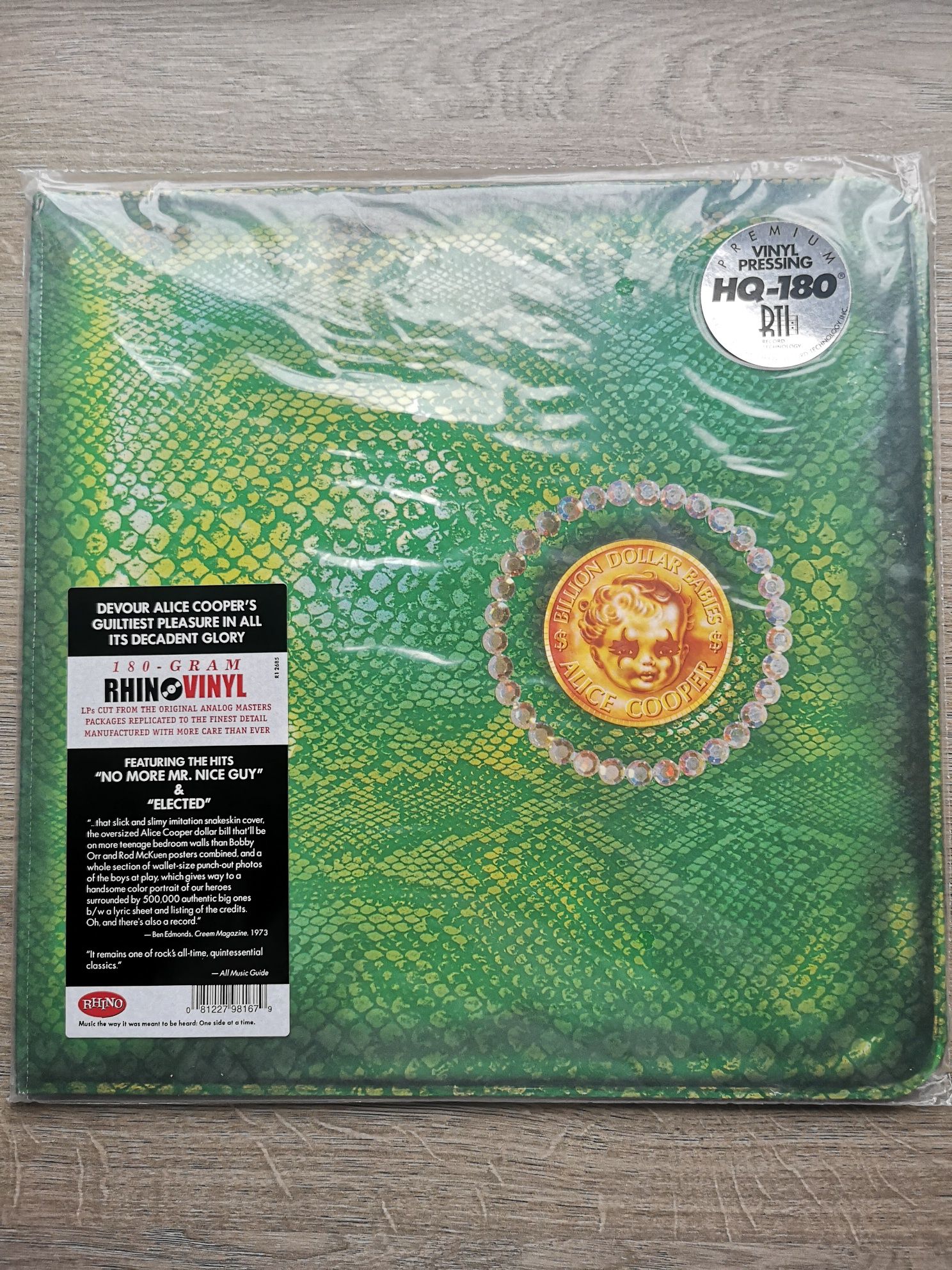 Alice Cooper ‎– Billion Dollar Babies VINYL