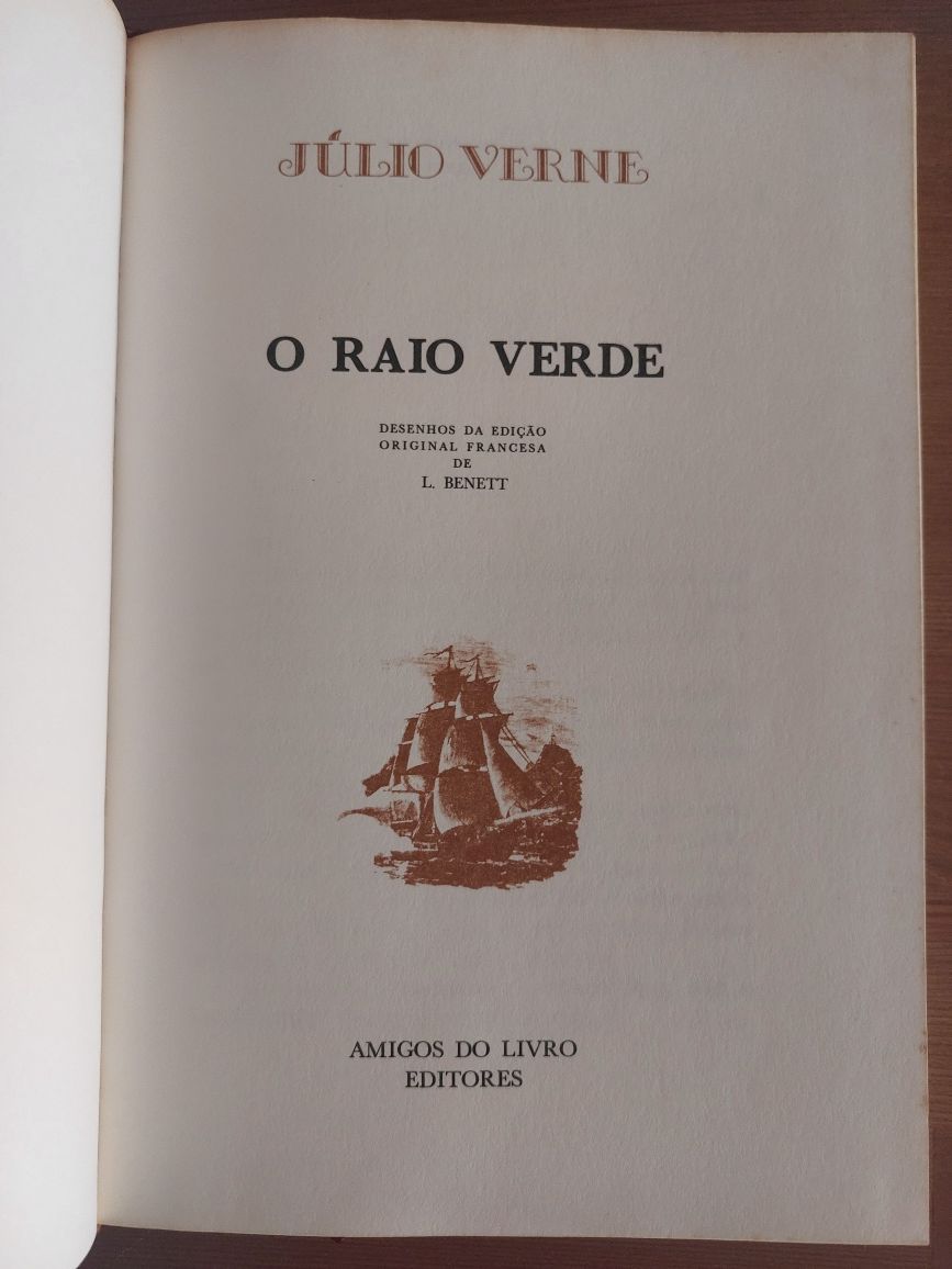 L " O Raio Verde " de Julio Verne (Optimo Estado)