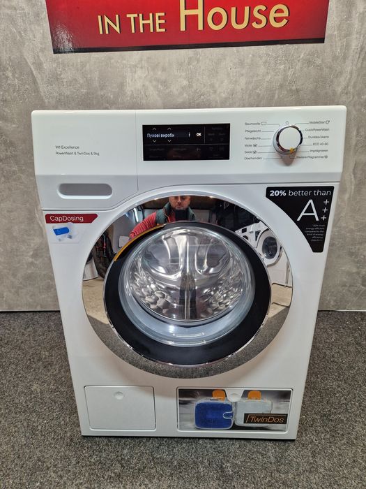 !! ТОП Преміальна пральна машина  Miele WEI 875 9кг  укр.мова