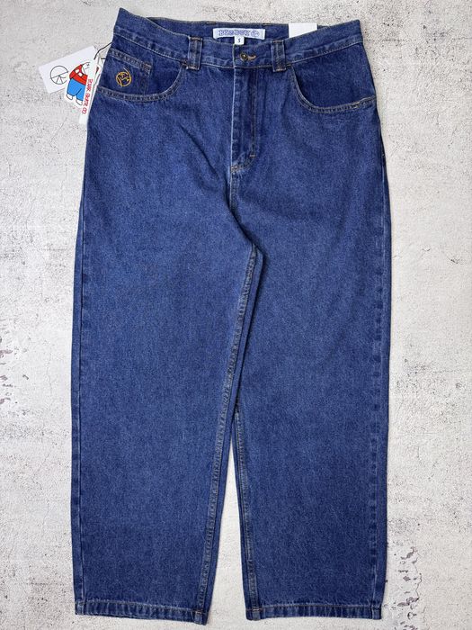 Джинсы Polar Big Boy XS,S,M,L Dark Blue Синие
