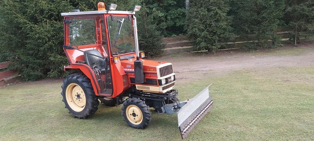 Yanmar F16D  Yanmar F16d 3 cylindry diesel 4x4 kabina pług hydraulika  do wymiany u