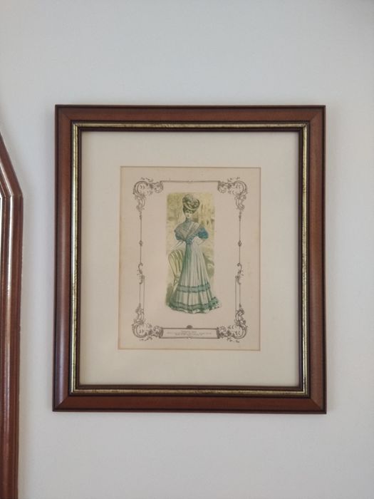 Moldura praticamente nova quadro tela casa quarto apartamento vivenda.