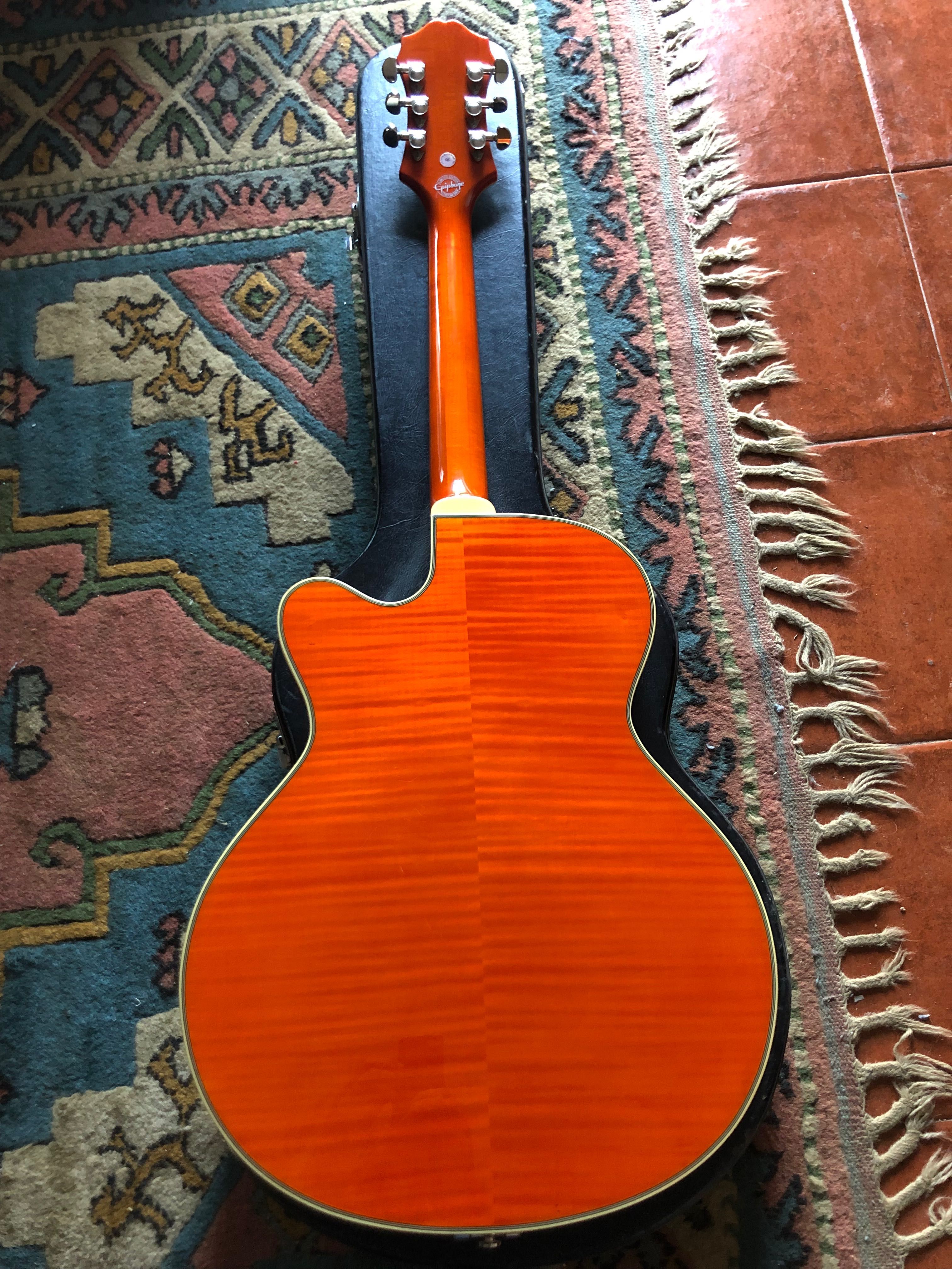 Epiphone Emperor Swingster Orange Sunrise
