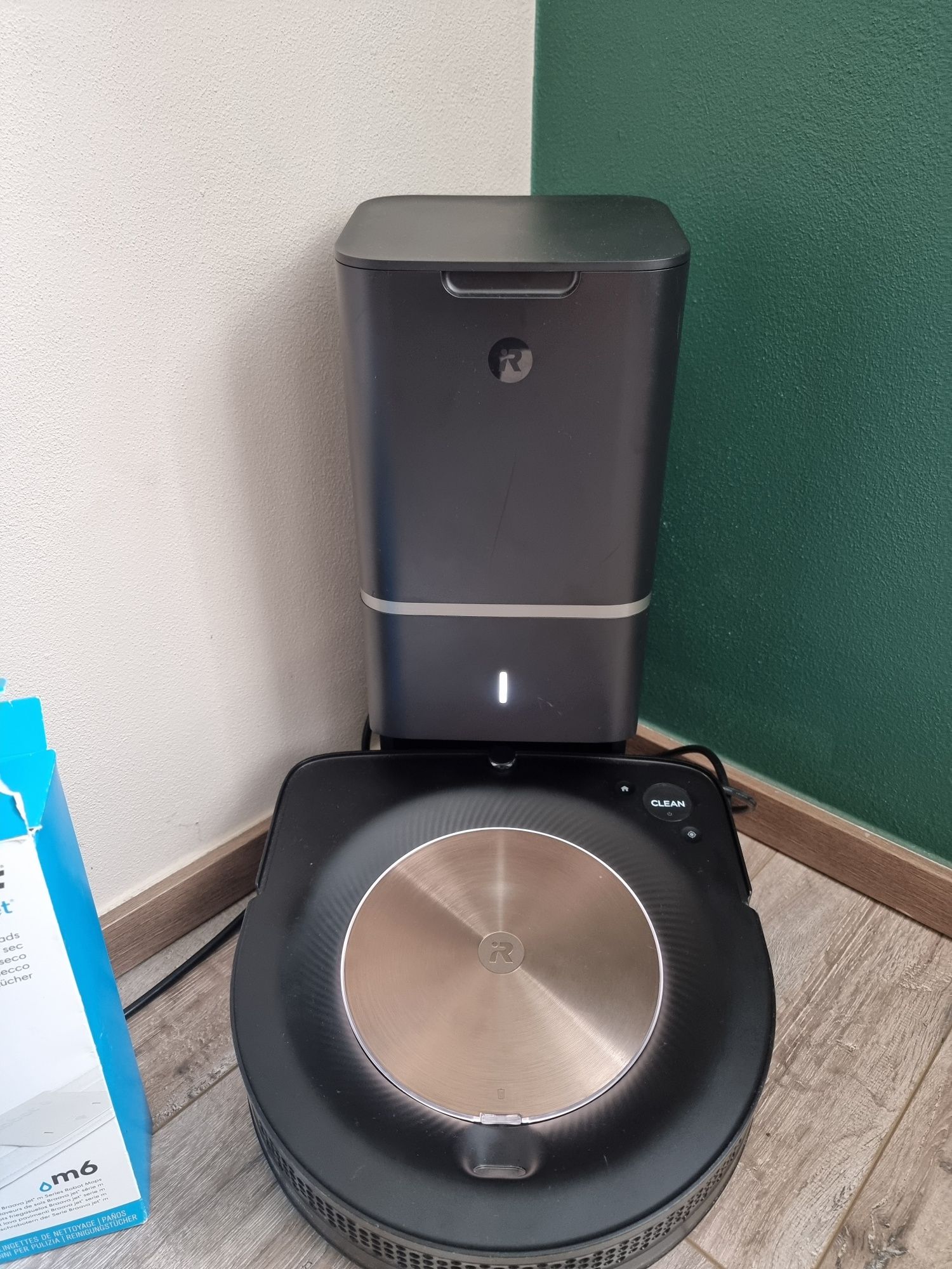 iRobot Roomba s9+ Braava m6 zestaw jak nowy, zapas części w komplet