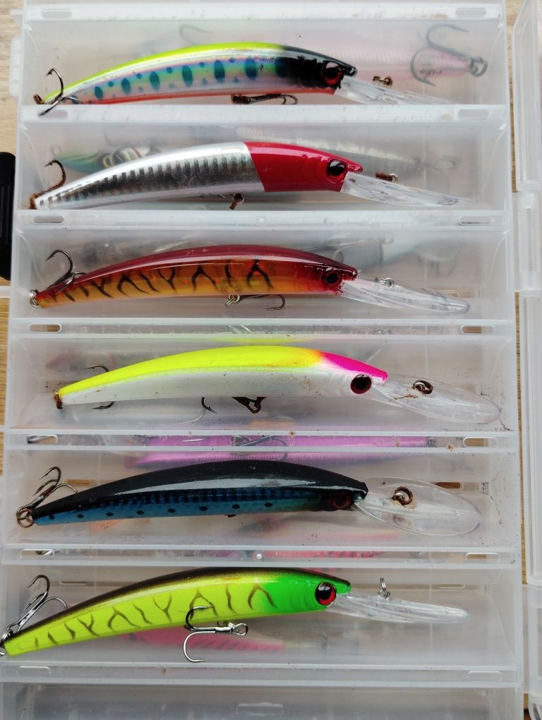 6 Amostras p/ pesca trolling / rapalar