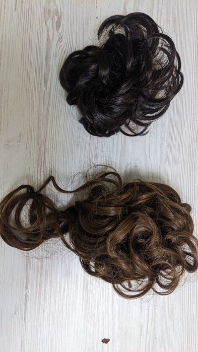 Заколка , шиньон-резинка, шиньон на крабе