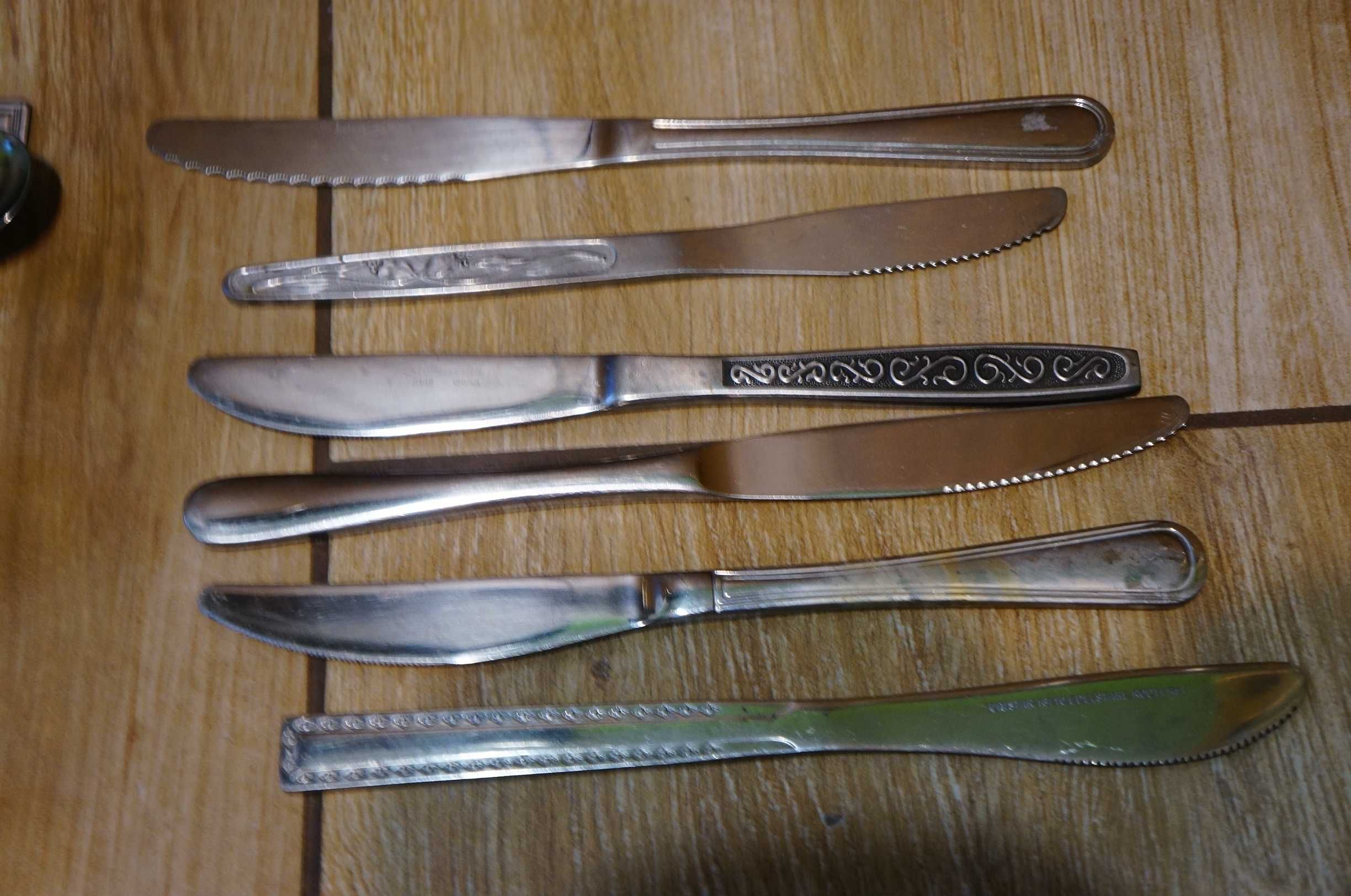 Sztućce 6 osób 24 elementy MIX łyżki noże widelce łyżeczki 5