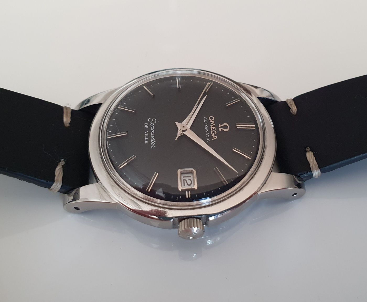 Omega Seamaster automatic.  Duży męski zegarek lata 60-te.