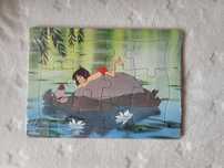 Nowe puzzle 2 x 12 elementów, Disney, Księga Dżungli, Śnieżka