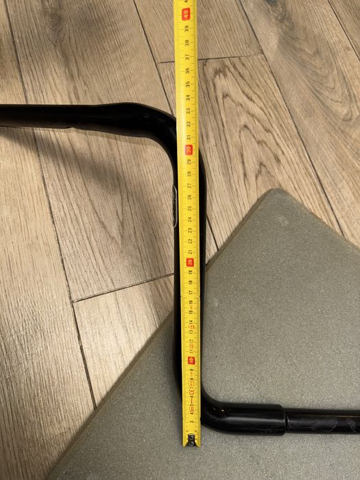 Carlini desighn кермо Gangster Ape 1.25” 12” Stepped Black Throttle