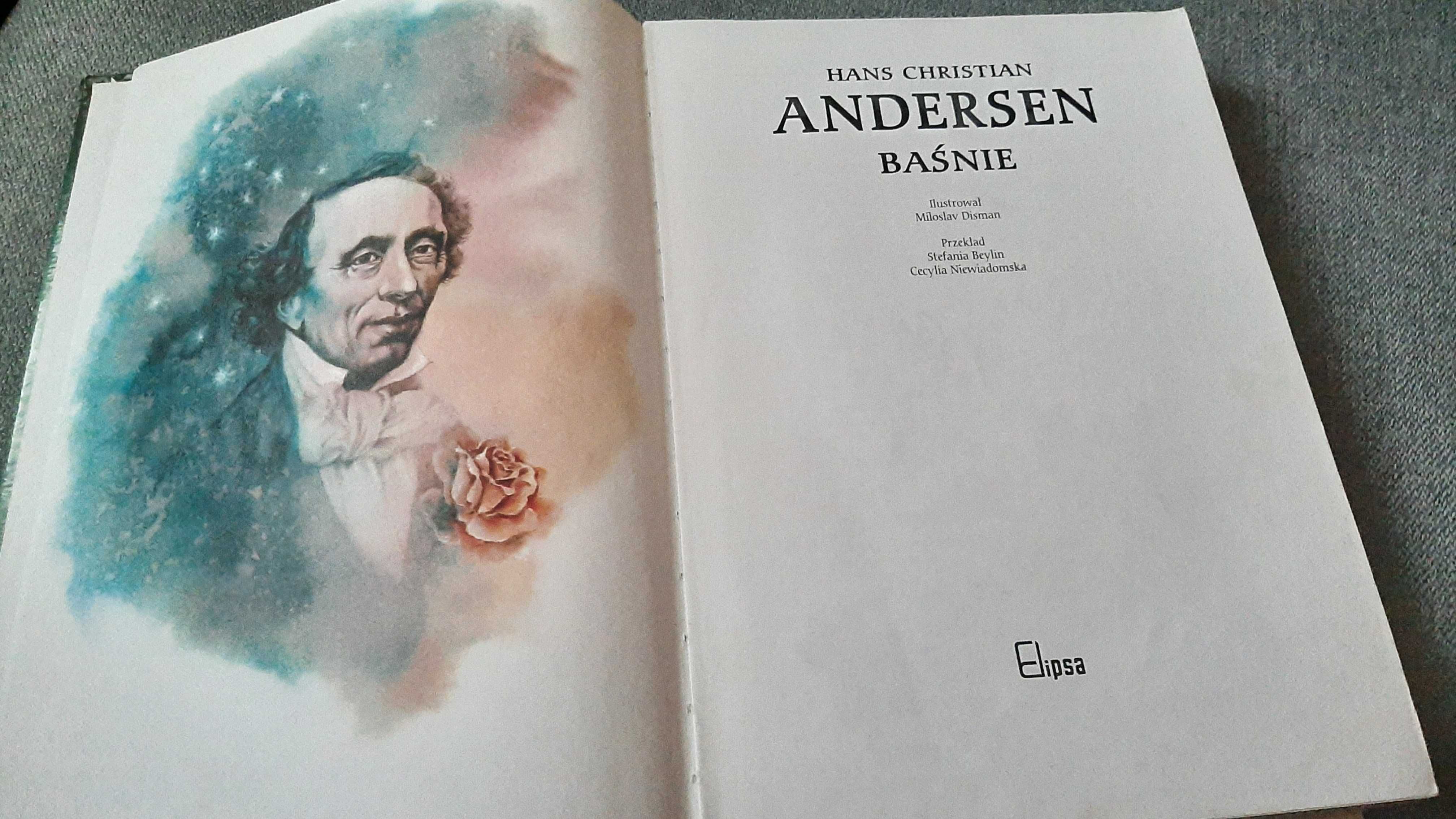 Baśnie Andersena duży zbiór Miroslav Disman Klasyczne wydanie